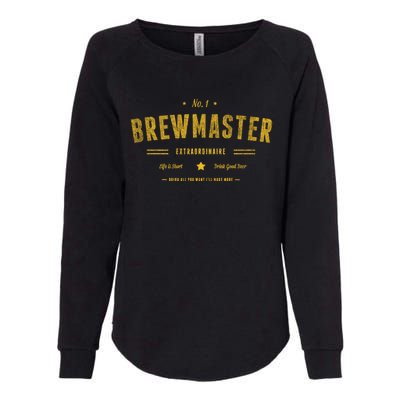 Brew Master Beer Brewing Homebrew Gift For Brewer Brewmaster Great Gift Womens California Wash Sweatshirt