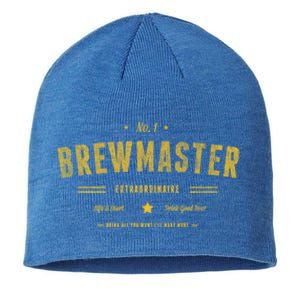 Brew Master Beer Brewing Homebrew Gift For Brewer Brewmaster Great Gift Sustainable Beanie