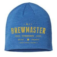 Brew Master Beer Brewing Homebrew Gift For Brewer Brewmaster Great Gift Sustainable Beanie