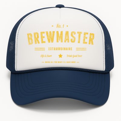 Brew Master Beer Brewing Homebrew Gift For Brewer Brewmaster Great Gift Trucker Hat