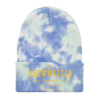 Brew Master Beer Brewing Homebrew Gift For Brewer Brewmaster Great Gift Tie Dye 12in Knit Beanie