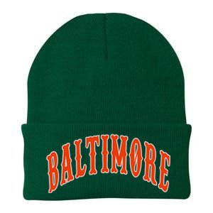 Baltimore Maryland Knit Cap Winter Beanie