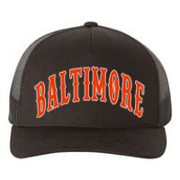 Baltimore Maryland Yupoong Adult 5-Panel Trucker Hat