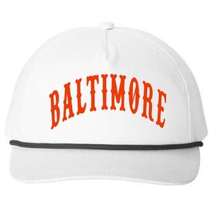 Baltimore Maryland Snapback Five-Panel Rope Hat