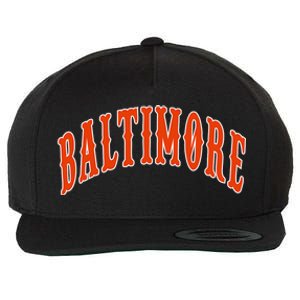 Baltimore Maryland Wool Snapback Cap