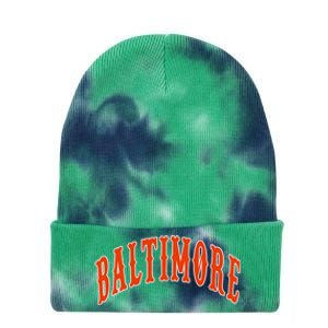 Baltimore Maryland Tie Dye 12in Knit Beanie