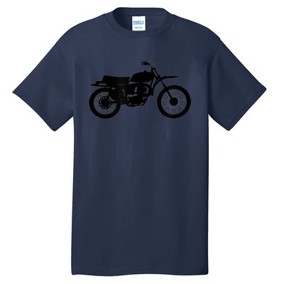 Black Motorcycle Tall T-Shirt