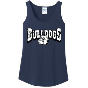 Bulldogs Mascot Back To School Team Spirit Ladies Essential Tank