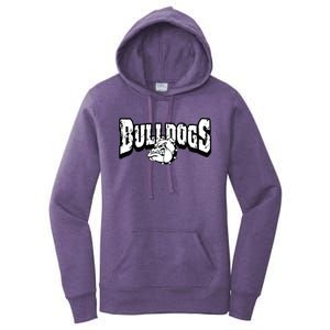 Bulldogs Mascot Back To School Team Spirit Women's Pullover Hoodie