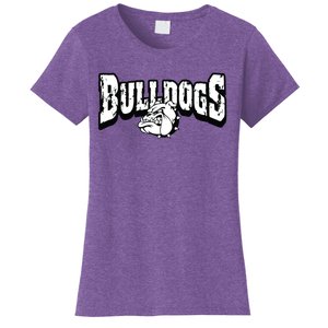 Bulldogs Mascot Back To School Team Spirit Women's T-Shirt