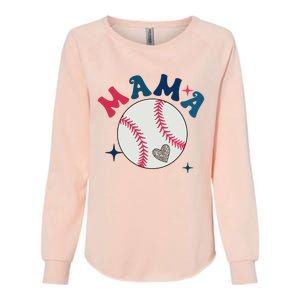 Baseball Mama Womens California Wash Sweatshirt