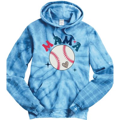 Baseball Mama Tie Dye Hoodie