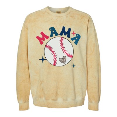 Baseball Mama Colorblast Crewneck Sweatshirt