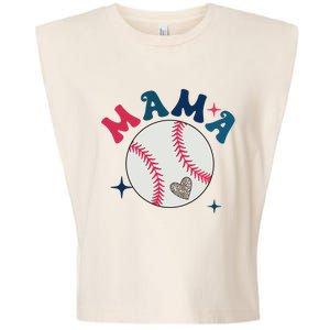 Baseball Mama Garment-Dyed Women's Muscle Tee