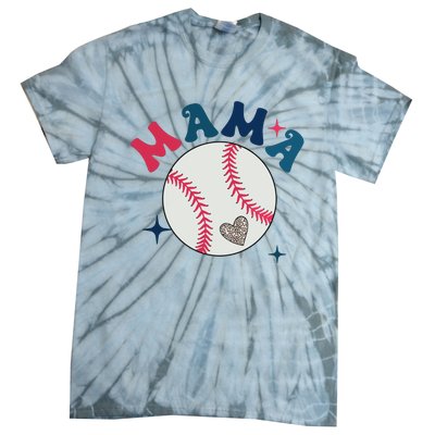 Baseball Mama Tie-Dye T-Shirt