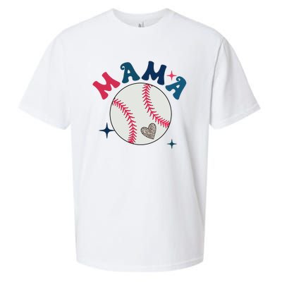 Baseball Mama Sueded Cloud Jersey T-Shirt