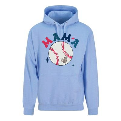 Baseball Mama Unisex Surf Hoodie