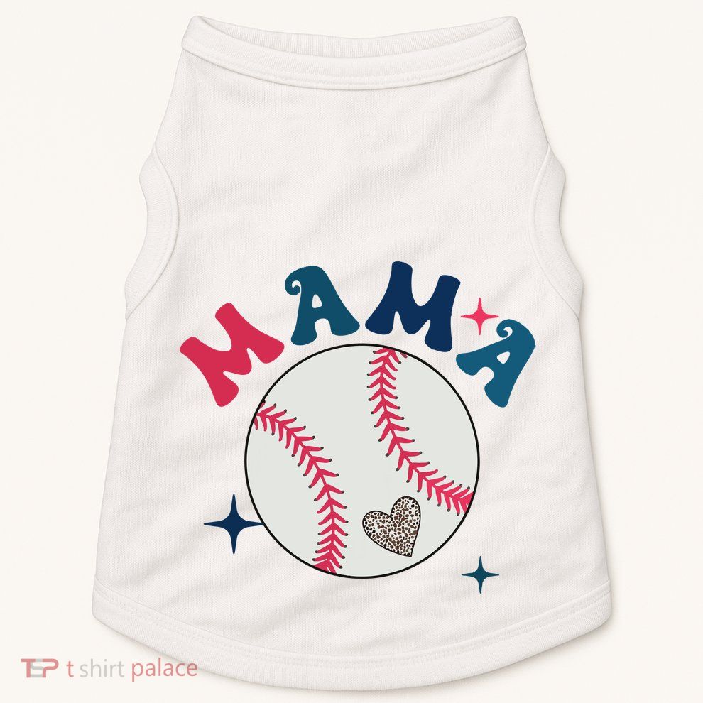 Baseball Mama Doggie Tank