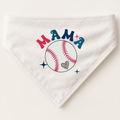 Baseball Mama USA-Made Doggie Bandana
