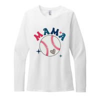 Baseball Mama Womens CVC Long Sleeve Shirt