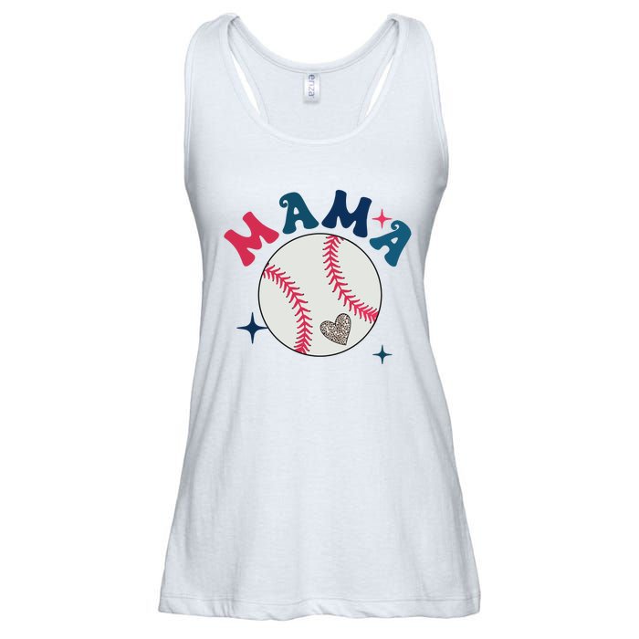 Baseball Mama Ladies Essential Flowy Tank