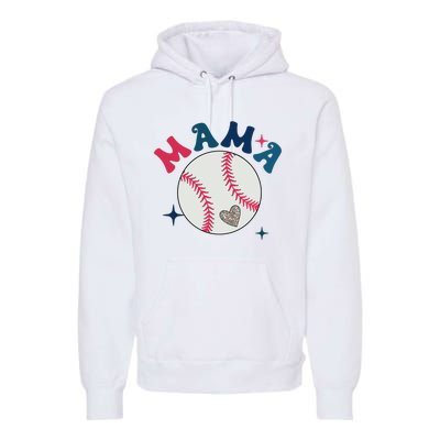 Baseball Mama Premium Hoodie