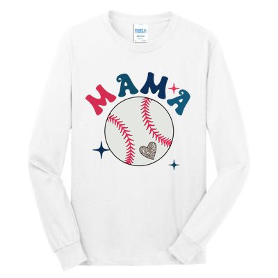 Baseball Mama Tall Long Sleeve T-Shirt