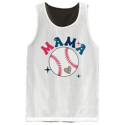 Baseball Mama Mesh Reversible Basketball Jersey Tank