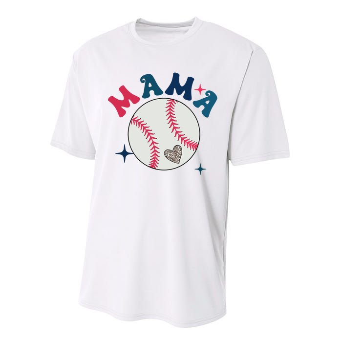 Baseball Mama Performance Sprint T-Shirt