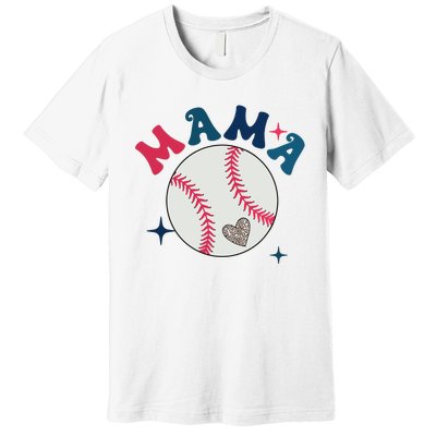 Baseball Mama Premium T-Shirt