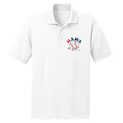 Baseball Mama PosiCharge RacerMesh Polo