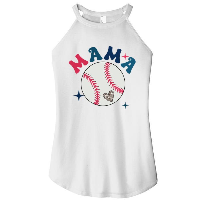 Baseball Mama Women's Perfect Tri Rocker Tank