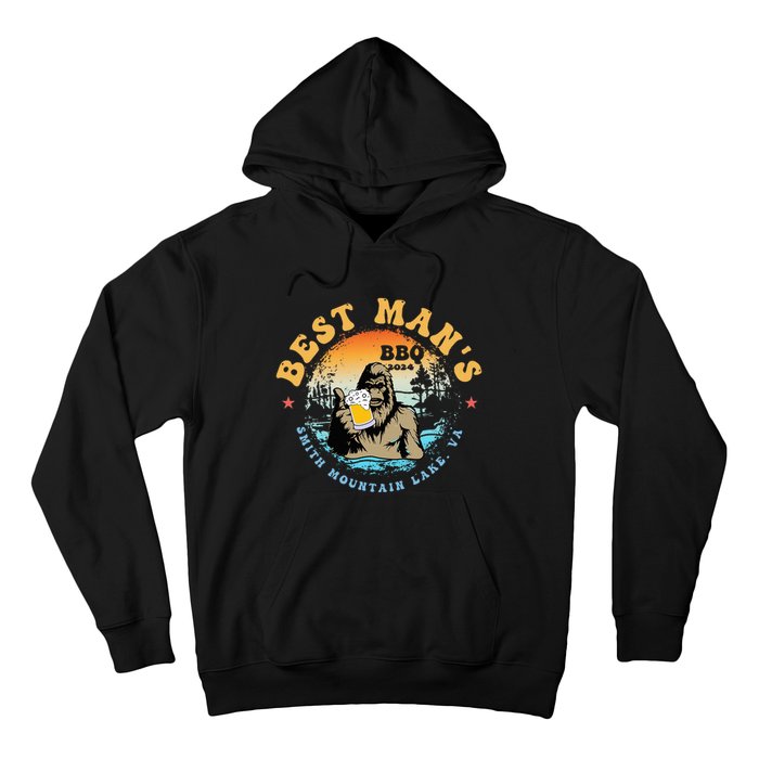 Best ManS Bbq 2024 Smith Mountain Lake Bigfoot Hoodie