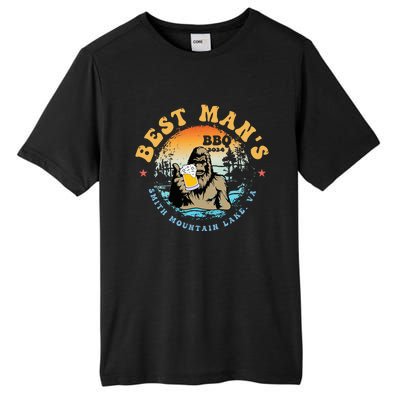 Best ManS Bbq 2024 Smith Mountain Lake Bigfoot Tall Fusion ChromaSoft Performance T-Shirt