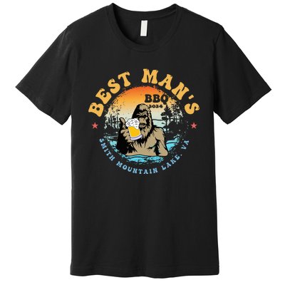 Best ManS Bbq 2024 Smith Mountain Lake Bigfoot Premium T-Shirt