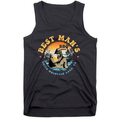 Best ManS Bbq 2024 Smith Mountain Lake Bigfoot Tank Top