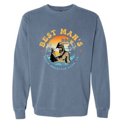 Best ManS Bbq 2024 Smith Mountain Lake Bigfoot Garment-Dyed Sweatshirt