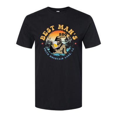 Best ManS Bbq 2024 Smith Mountain Lake Bigfoot Softstyle CVC T-Shirt