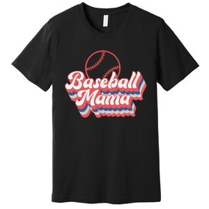 Baseball Mama Premium T-Shirt