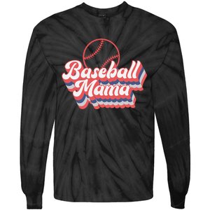 Baseball Mama Tie-Dye Long Sleeve Shirt