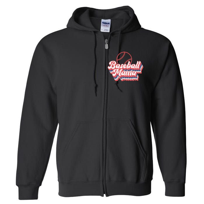 Baseball Mama Full Zip Hoodie