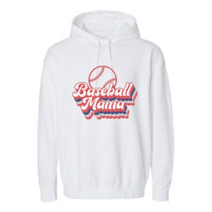 Baseball Mama Garment-Dyed Fleece Hoodie