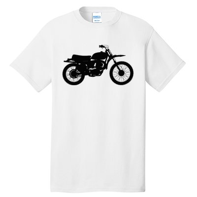 Black Motorcycle Tall T-Shirt