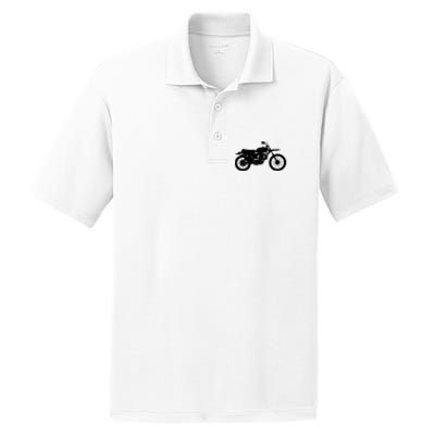 Black Motorcycle PosiCharge RacerMesh Polo