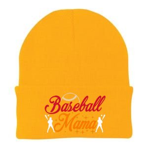 Baseball Mama Baseball Lover Mothers Day Knit Cap Winter Beanie