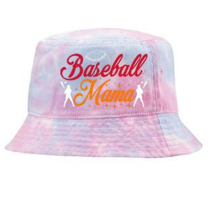 Baseball Mama Baseball Lover Mothers Day Tie-Dyed Bucket Hat