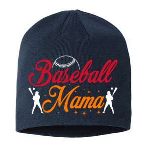 Baseball Mama Baseball Lover Mothers Day Sustainable Beanie