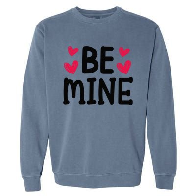 Be Mine Buffalo Red Plaid Love Valentines Day For Couple Great Gift Garment-Dyed Sweatshirt