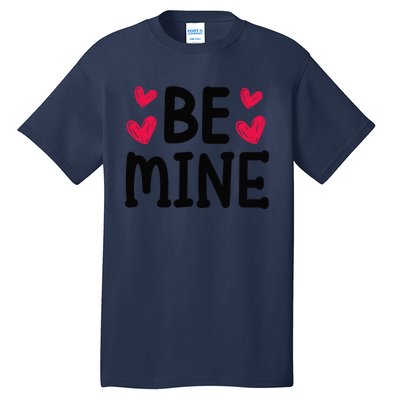 Be Mine Buffalo Red Plaid Love Valentines Day For Couple Great Gift Tall T-Shirt