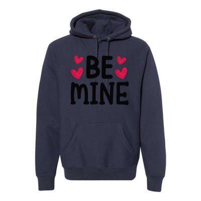 Be Mine Buffalo Red Plaid Love Valentines Day For Couple Great Gift Premium Hoodie